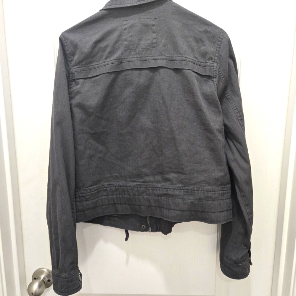 Dark Gray Denim Jacket - Picture 2 of 5
